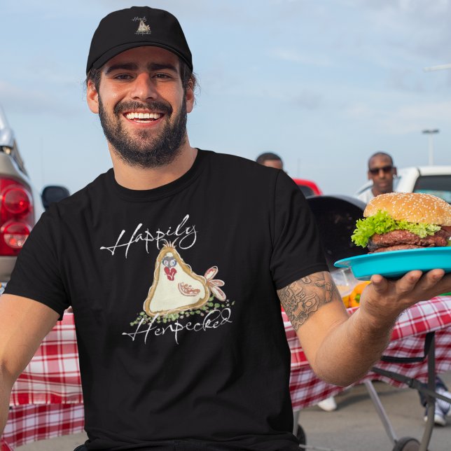 GLÜCKLICH HENPECKED CHICKEN BEZIEHUNG T-Shirt (Von Creator hochgeladen)