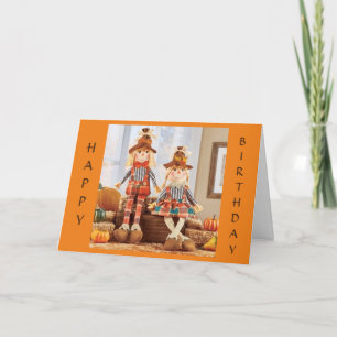 GLÜCKLICH "HERBSTAG" FÜR SIE KARTE