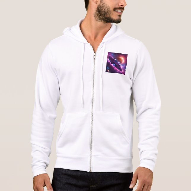 glücklich hoodie (Vorderseite)