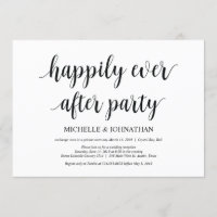Glücklich immer danach, Einladungen zum Hochzeitsf