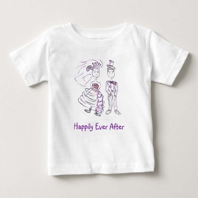 glücklich immer nach baby t-shirt (Vorderseite)