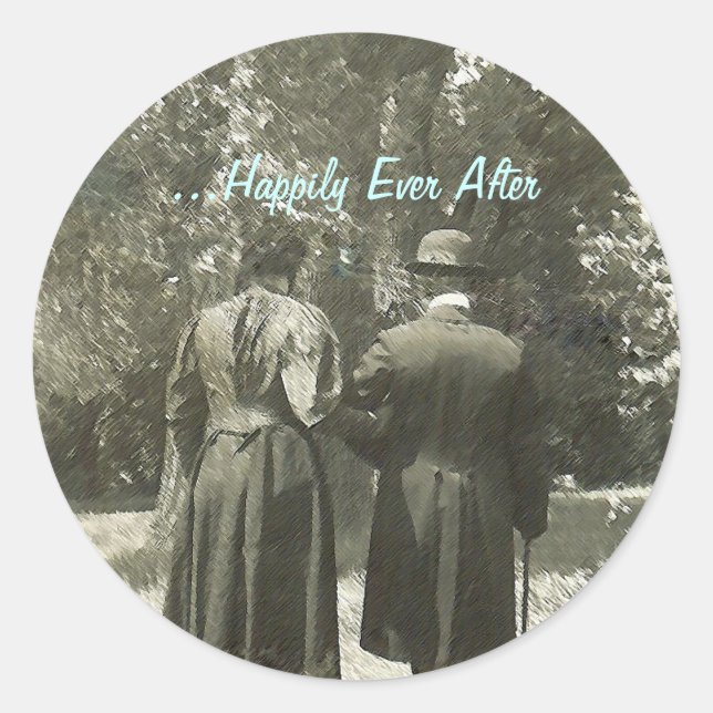 ...glücklich immer nach dem Aufkleber (Vorderseite)