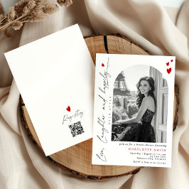 Glücklich immer nach dem Brautparty des modernen F Einladung