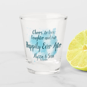 Glücklich immer nach der Gastgeschenk Hochzeit, Bo Schnapsglas