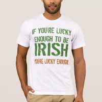 Glücklich irischer T - Shirt sein