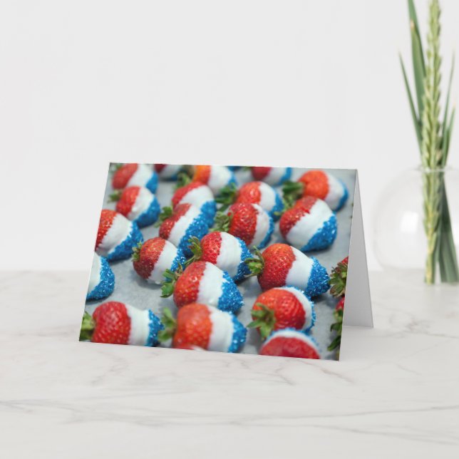 Glücklich Juli 4. Karte (Vorderseite)