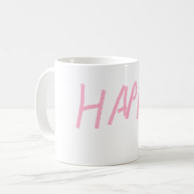 Glücklich  kaffeetasse (Vorderseite Links)
