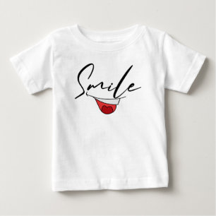 GLÜCKLICH LÄCHELN MOOD. BABY T-SHIRT