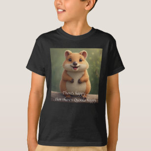 Glücklich, lächelnd Quokka T-Shirt
