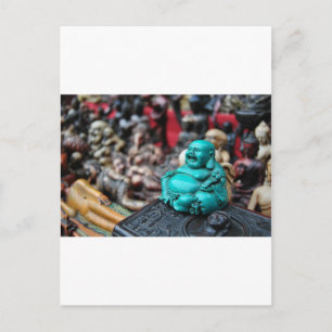 Glücklich / lachend Buddha! Postkarte