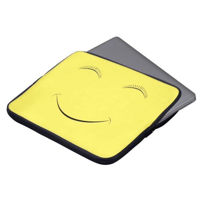 glücklich laptopschutzhülle (Vorne Oben)
