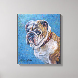 "Glücklich?" Leinwanddruck