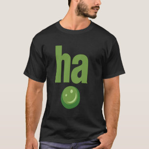 Glücklich lustig ha-pea süß Sommer vegetarisch veg T-Shirt