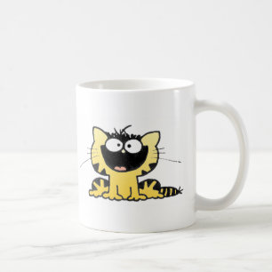 Glücklich-Miezekatze Kaffeetasse