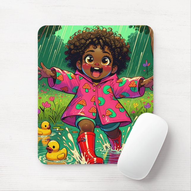 glücklich Mousepad (Mit Mouse)