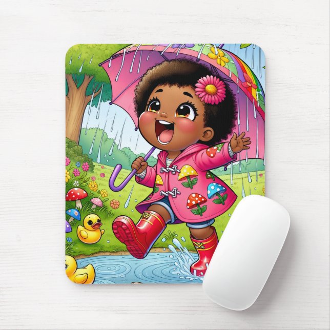 glücklich Mousepad (Mit Mouse)