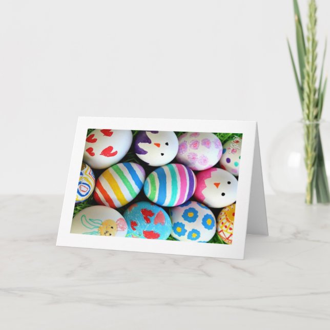 ** GLÜCKLICH OSTERN** FÜR EIN BESONDERES KIND KARTE (Vorderseite)