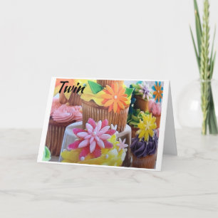 GLÜCKLICH "OSTERN" UND "SPRING" AUF ****MEIN TWIN* KARTE