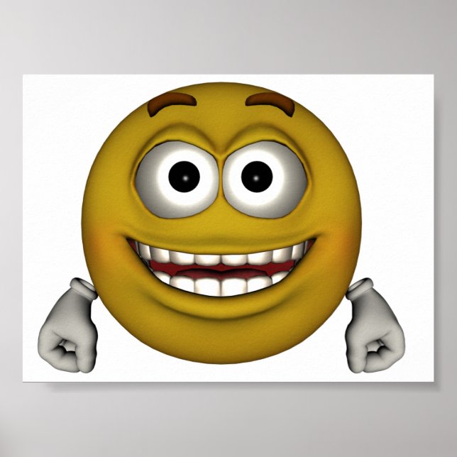 glücklich poster (Vorne)