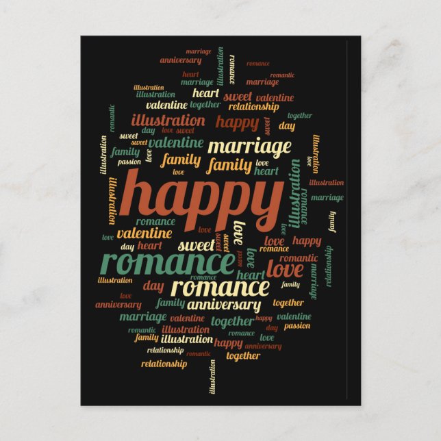 glücklich postkarte (Vorderseite)