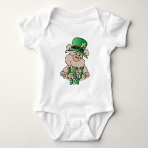 Glücklich 🍀 St. Patrick Day's Green Pig 🐷 ! Baby Strampler