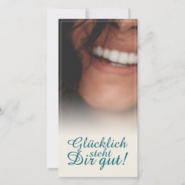 Glücklich steht Dir gut! (Vorderseite)