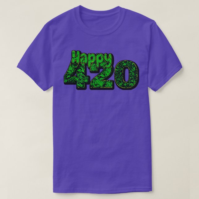 glücklich T-Shirt (Design vorne)