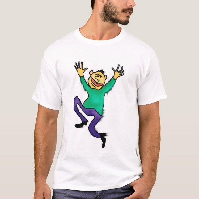 Glücklich T-Shirt (Vorderseite)