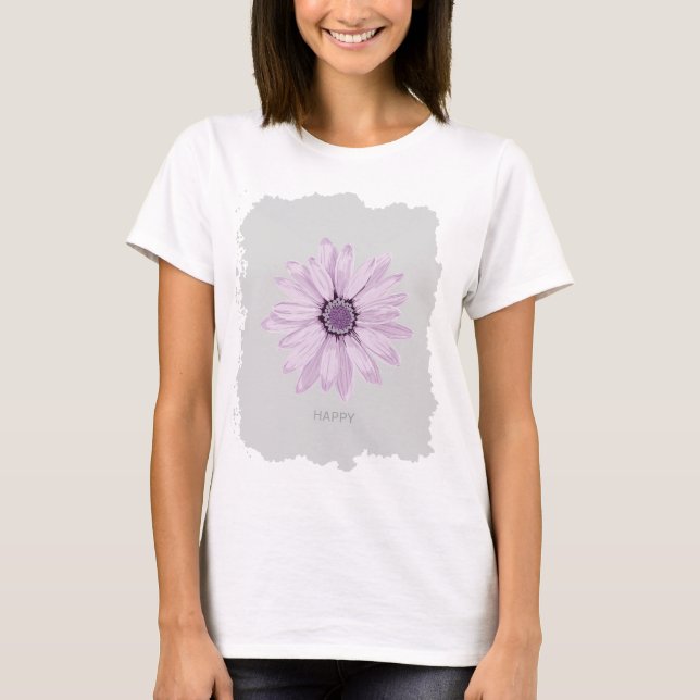 glücklich T-Shirt (Vorderseite)