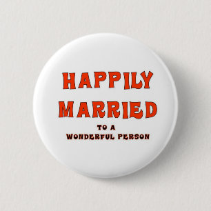 GLÜCKLICH VERHEIRATET BUTTON