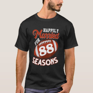 Glücklich Verheiratet für 88 Fußballsaison 88. Ann T-Shirt