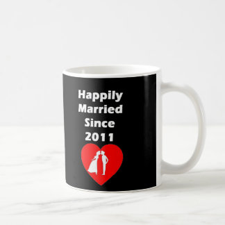 Glücklich verheiratet seit 2011 tasse