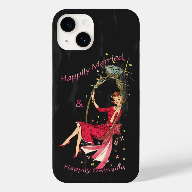 Glücklich Verheiratet und glücklich schwingend Case-Mate iPhone Hülle (Rückseite)