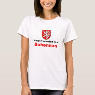 Glücklich verheiratet zu einem Bohemischen T-Shirt