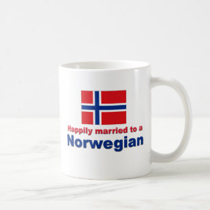 Glücklich verheiratet zu einem Norweger Tasse