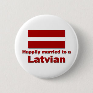 Glücklich verheirateter Latvian Button
