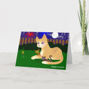 GLÜCKLICH VIERT KARTE