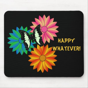 Glücklich was Mousepad