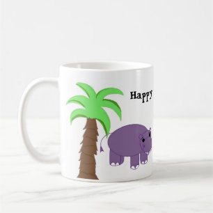 Glücklich wie ein Nilpferd Tasse