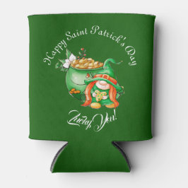 Glücklich wirst du Saint Patrick's Day Pot of Gold Dosenkühler