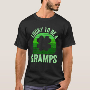 Glücklich zu Grampeln Leprechaun Kleeblatt St Patr T-Shirt