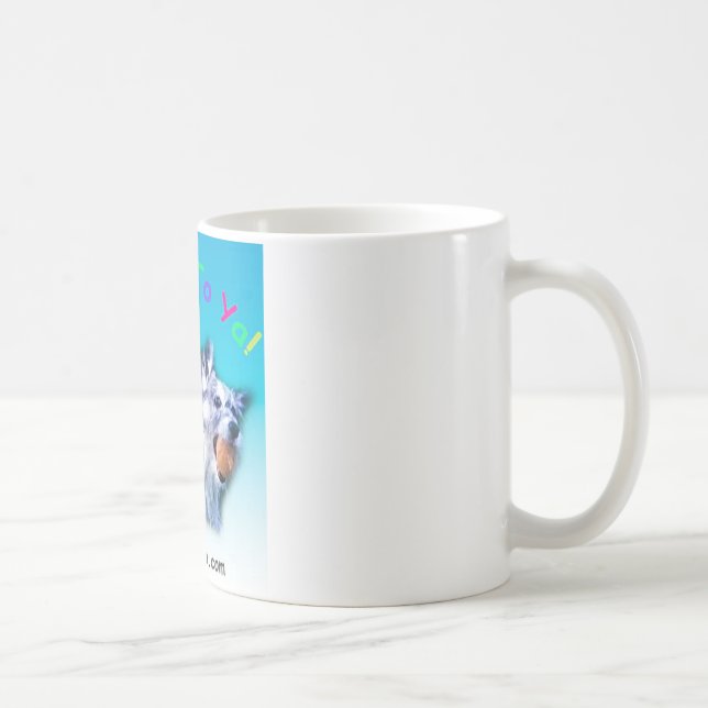 Glücklich zu Ya! 11oz-Tasse Tasse (Rechts)