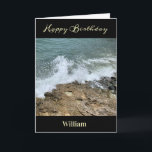Glücklich zum Geburtstag Männer Vater Foto persona Karte<br><div class="desc">Glücklich zum Geburtstag Männer Vater Foto Personalisieren Grußkarte für diesen besonderen Mann oder Vater in Ihrem Leben. Es kann für jeden benutzt werden. Es hat eine wunderbare Schönheit der Natur aus der Karibik. Personalisieren Sie es für jeden. Foto Copyright Denise Bennerson,  Fotograf</div>