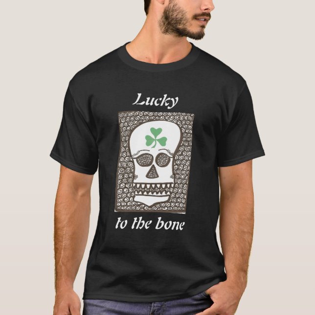 Glücklich zum Knochen-T - Shirt (Vorderseite)