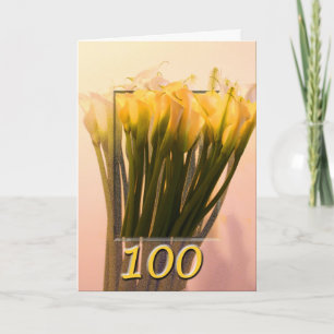 Glückliche 100. Geburtstagskarte Karte