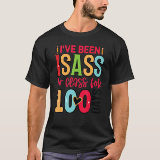 Glückliche 100 Schultage Mädchen Jungen Kindergart T-Shirt