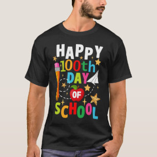 Glückliche 100. Schultage T-Shirt