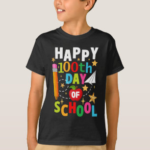 Glückliche 100. Schultage T-Shirt