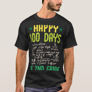Glückliche 100 Tage der Gleichungen des Mathematik T-Shirt