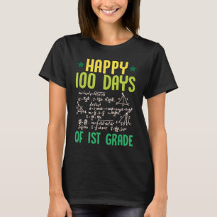 Glückliche 100 Tage der Gleichungen des Mathematik T-Shirt